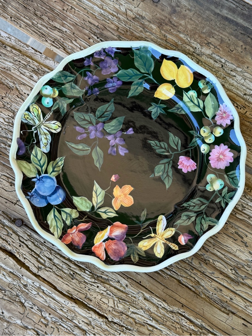 TRACY‎ PORTER Jardiniere Collection Rare Salad Plate